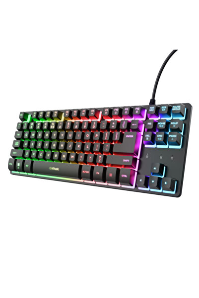 Trust GXT 833 Thado TKL Gaming Keyboard, RGB, USB, Black