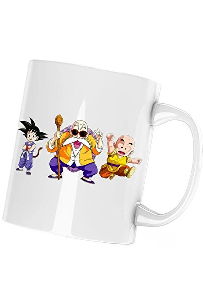 INOVATIX Cana Dragon Ball Z Son Goku Master Roshi Krillin Anime, alba, 330 ml