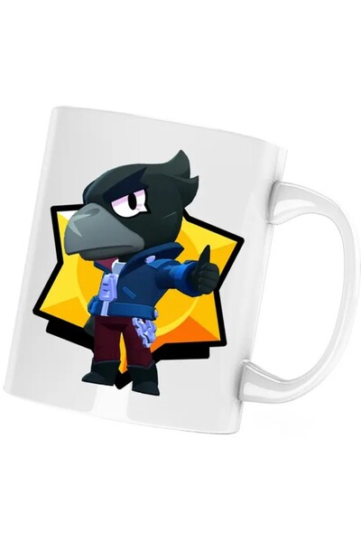 INOVATIX Cana Crow Minecraft Brawl Stars, alba, 330 ml