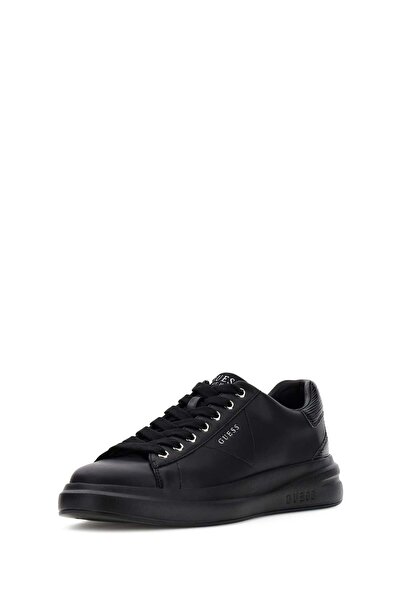Guess Elba Men's Leather Black Sneaker