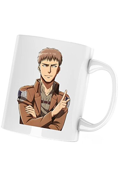 INOVATIX Cana Attack on Titan Jean Kirschtein AOT Anime Manga, albă, 330 ml