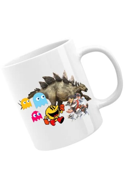 INOVATIX Cana Jurassic Park Clash Royale Pac Man Stegosaurus Tyrannosaurus, a...