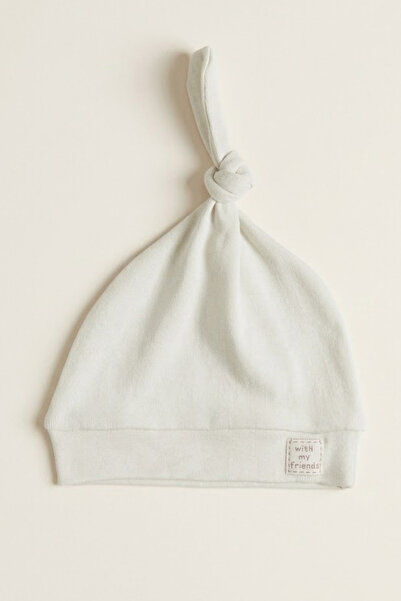 lilico Unisex Baby Interlock Knotted 100% Cotton with My Friends Beanie Hat 0...