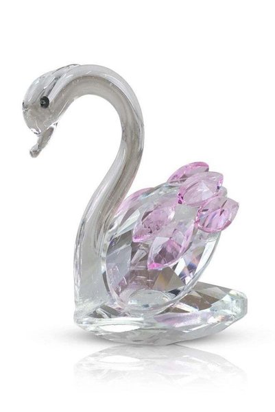 Generic Crystu Feng Shui Glass Duck Vastu Items for Home for Money, Glass Swa...