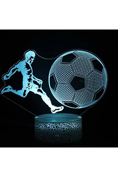 Generic Football 3D Illusion Lamp, Football Gifts for Boys Girls, 3D Night Li...