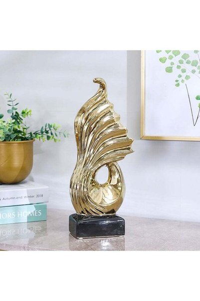 Generic Liana Gold Decor Accents Best Friend Gold Home Decor Resin Abstract S...