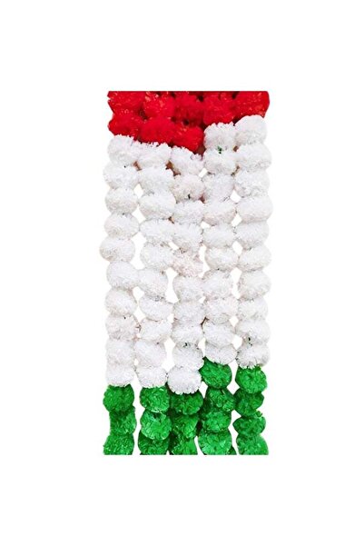 Generic Madhoor Dark Orange and White and Green Decorative Latkan Door Hangin...