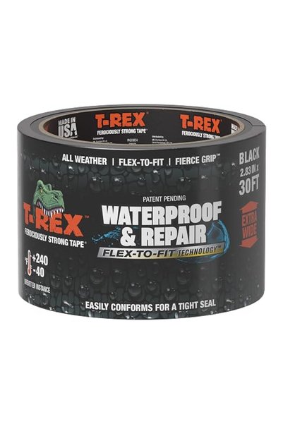 T-Rex شريط مقاوم للماء وإصلاح الأعطال من Brand، عريض للغاية، 2.83 بوصة × 10 ي...