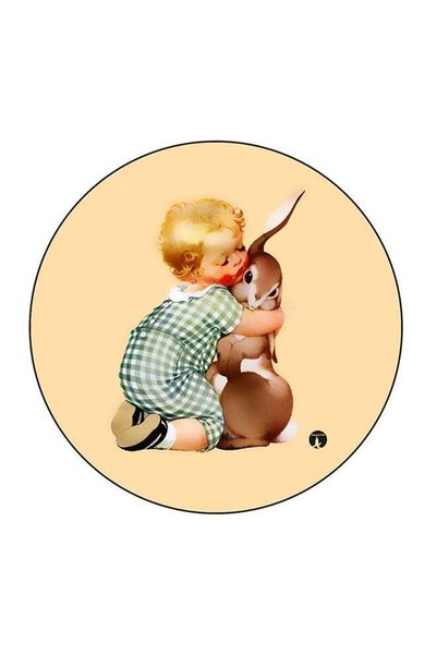 Generic Baby And Animal Printed Fridge Magnet Multicolour 5.5 x 5.5cm