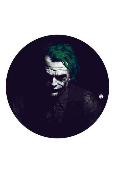 Generic Joker Printed Fridge Magnet Black/White/Green 5.5cm