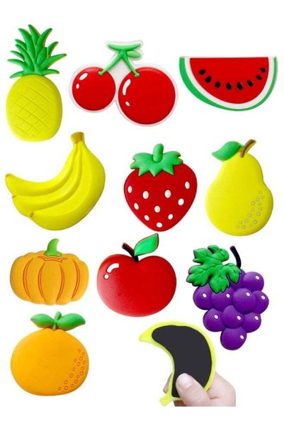 Generic Refrigerator Magnets For Toddlers, Cute Fruit Fridge Magnets For Kids...