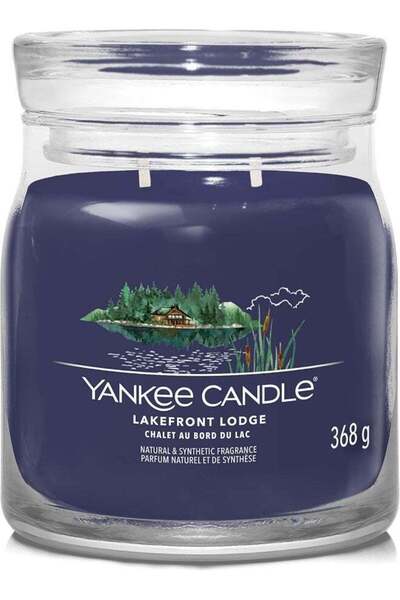 Generic Lakefront Lodge Jar Candle 368grams - 2 wick Scented candle 13oz | 45...