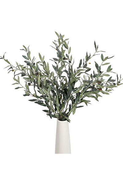 Generic 2 Pcs 44.5 Inch Artificial Olive Tree Branches with Berries, Faux Gre...