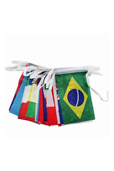 Generic 32-Piece Countries Team Flags Banners