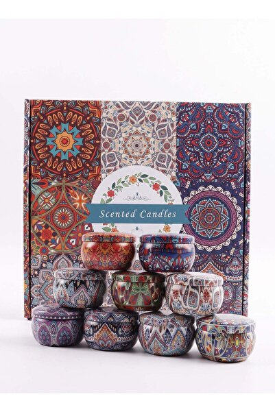 Generic 9 pack Jar Candles Gift Set Soft Refreshing Fragrance Soy Wax Scented...