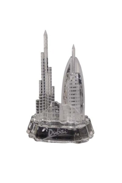 Generic Souvenir Crystal Glass Burj khalifa & Burj Al Arab