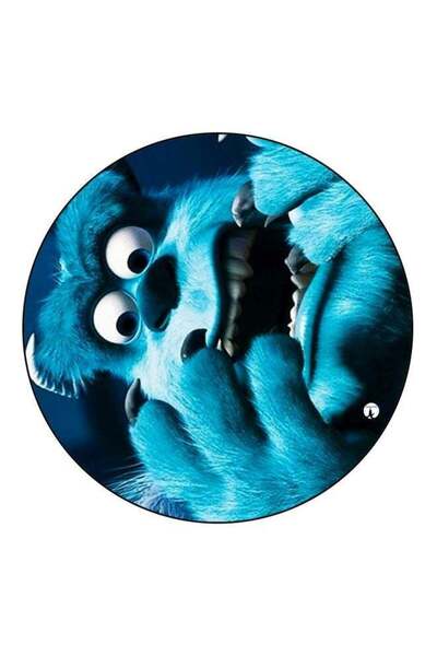 Generic Cartoon Printed Fridge Magnet Blue/White/Black 5.5cm