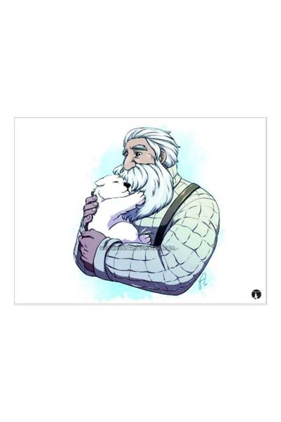 Generic Cartoon Printed Decorative Plate White/Blue/Purple 20x15cm