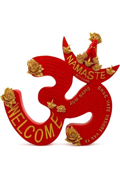Generic Hindu OM Wall Hanging Decor with Namaste