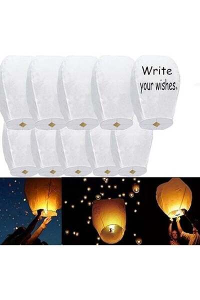 Generic Chinese Paper Lanterns, 10 Pack Ready-to-Use Paper Lanterns, Environm...