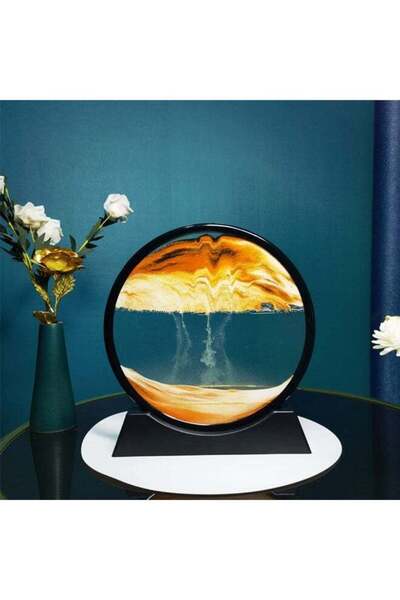 Generic Moving Sand Art Picture Decor, 3D Deep Sea Sandscape Liquid Motion, R...