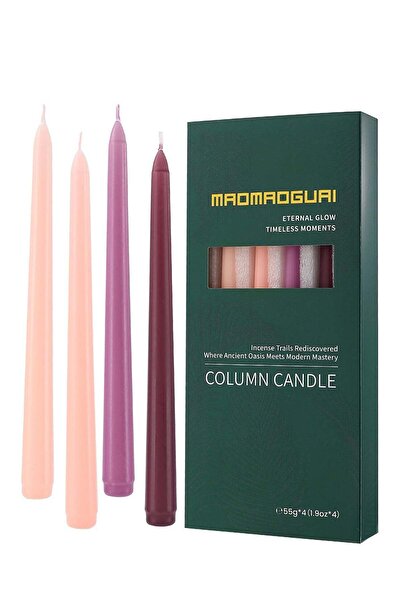 Generic 10-Inch /25cm Gradient Pink Multicolor Fruity Scented Taper Candles, ...