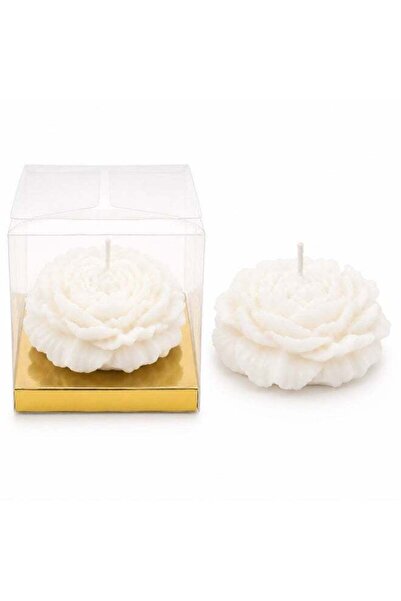 Generic Peony Rose Medium Scented Soy Wax Floral Blend Candles – Set of 3 – H...