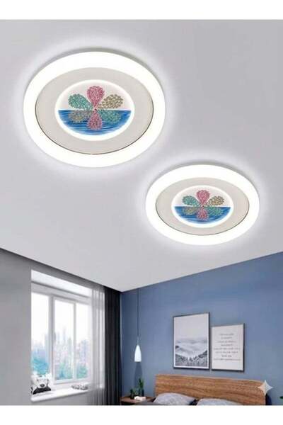 Generic 2 Pcs Modern Floral Design Home Decoration Children's Room LED Ceilin...