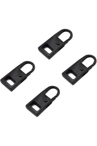 Aifeier ET Zipper Pull Replacement Detachable Metal Zipper Slider Handle Tab ...