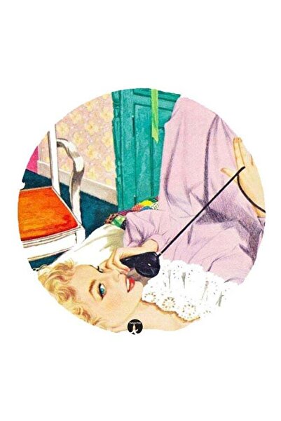 Generic Anime Printed Fridge Magnet Pink/Green/Beige 5.5cm