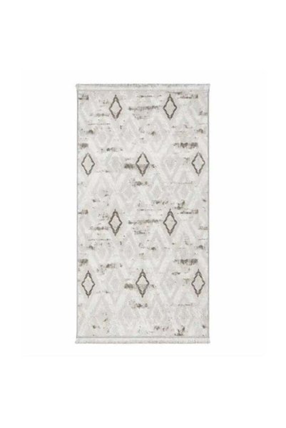 Generic KOVAR Elegance Modern Geometric Runner Carpet - Cream - 80 x 150 cm