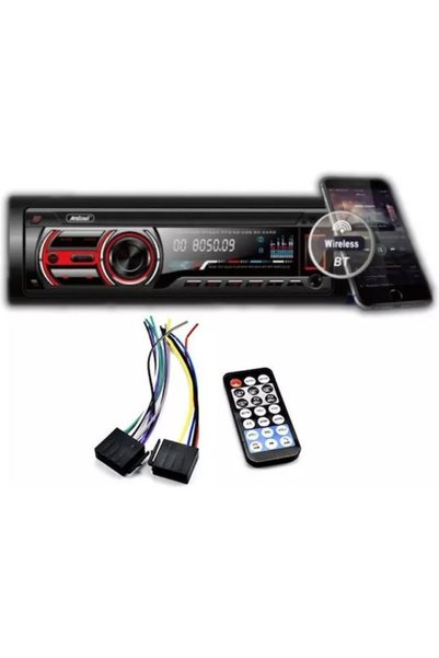 Andowl Ραδιόφωνο αυτοκινήτου 1 DIN (Bluetooth/USB)