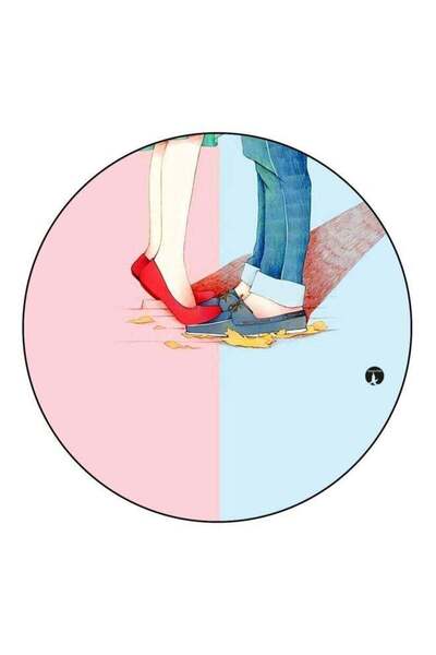 Generic Cartoon Printed Fridge Magnet Pink/Blue/Red 5.5cm