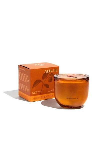 Generic ALLURE Jar Candle 400g | Orange & Sandalwood Scented Candle | Botanic...
