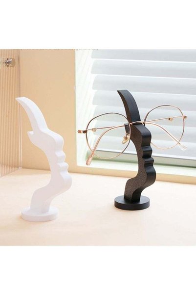 Generic 2Pcs Eyeglass Holder Stand, Abstract Face Shaped Glasses Stand, Moder...