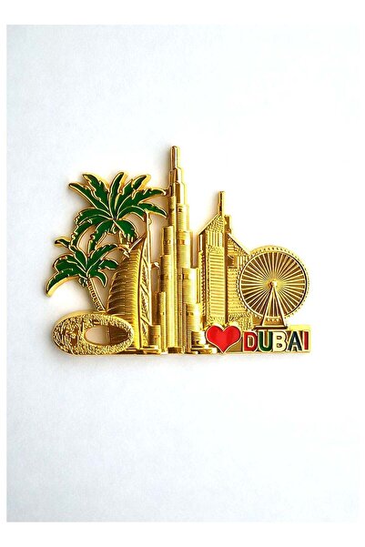 Generic Metal Fridge Magnet Large Size | UAE Souvenir Dubai Iconic LandmarksP...