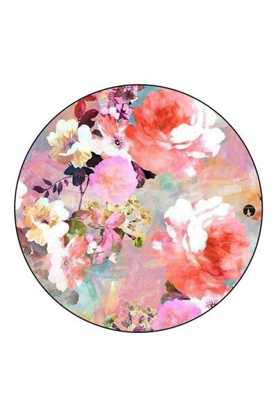 Generic Flowers Printed Fridge Magnet Pink/White/Green 5.5cm