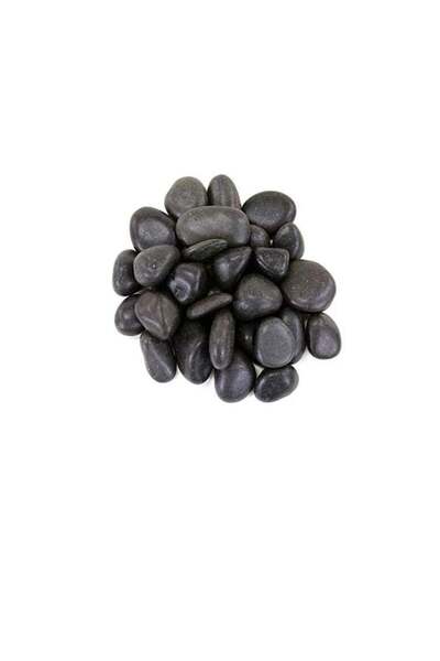 Generic Lamac Crafts Polished Pebbles Black Large 5kg