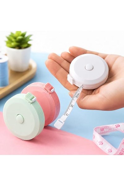 Retractable شريط قياس 3 قطع، 60 بوصة 150 سم، شريط قياس ناعم مزدوج المقياس لقي...