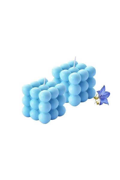 Generic 【Light Blue 2-Piece Set】INS-style Candle Home and Office Desktop Orga...