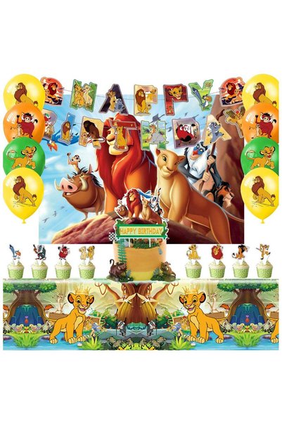 Generic Lion King Party Decorations, 38pcs Lion King Birthday Decorations Sup...
