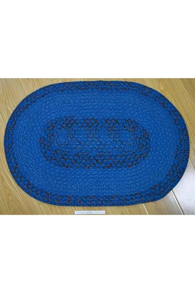 Generic GOLD MANTIS Braided Oval Area Rug 60×90cm – 100% Cotton, Handmade Rev...