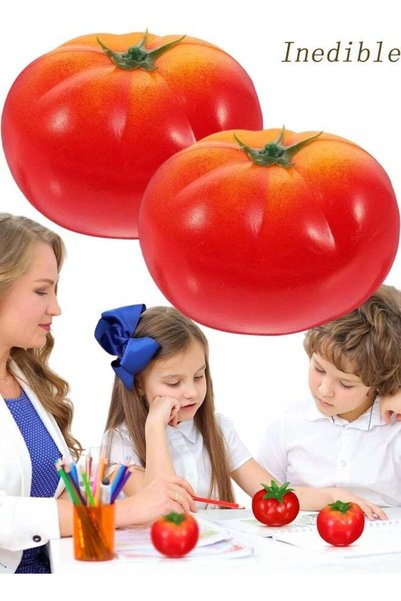 Generic 2Pcs Realistic Fake Tomatoes Foam Plastic Vegetables Home Kitchen Sho...