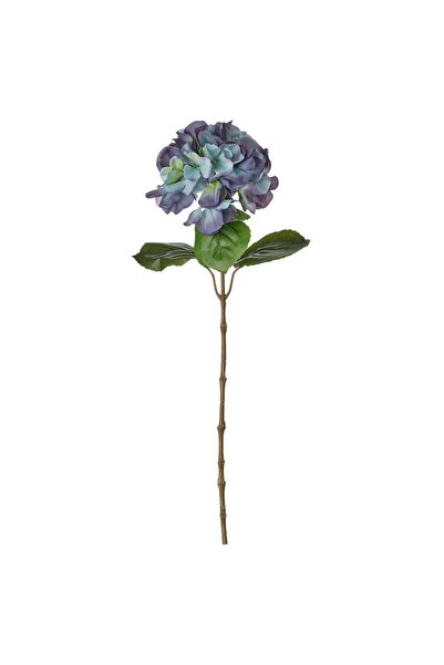 Generic Artificial Flower Stem Hydrangea Blue Lilac Indoor Outdoor 55 cm