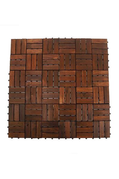 Generic FFD Wooden Decking Tiles Hardwood Wood Flooring Deck Patio Floor Tile...