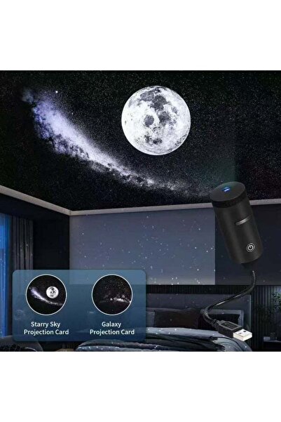 Generic Plug and Play HD Star Projector, 5D Dynamic HD Smart Holographic Nigh...