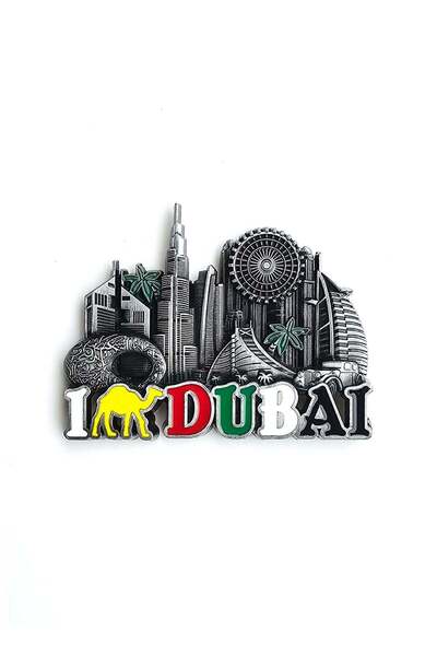Generic Dubai Landmark Fridge Magnet – Metal Souvenir | Perfect Gift, Keepsak...