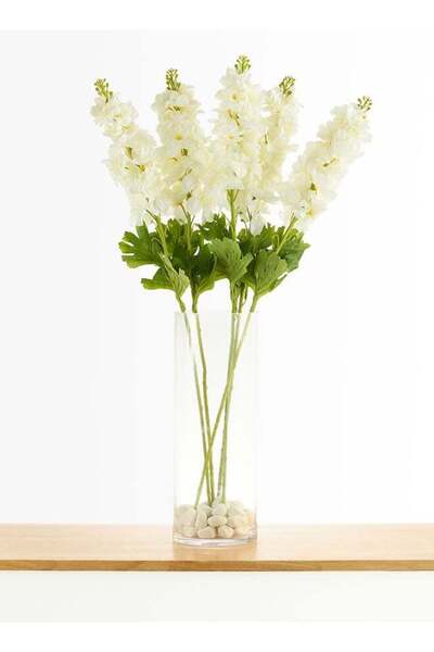 Generic Wild Orchid 5pc Flower Stick – White | 92cm Artificial Flower Stick |...