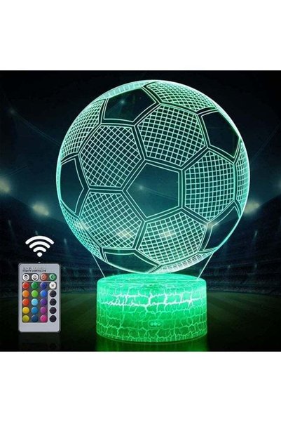 Generic 3D Football Night Light, Football Gifts for Boys Girls, 3D Illusion L...
