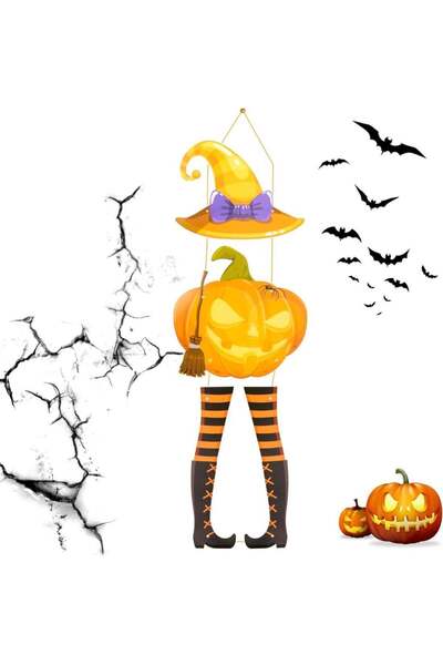 Generic Halloween Decorations Pumpkin Magic Party Welcome Sign Perfect for Po...